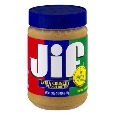 Jif Extra Crunchy Peanut Butter 28 Oz Pack Of 10 10 Pack Kroger