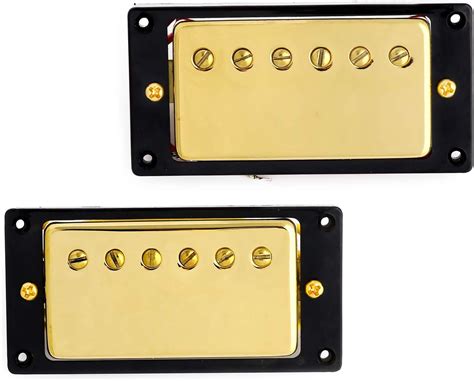 Metallor Humbucker Double Coil Pickups Neck And Bridge Pickup Compatible With Lp