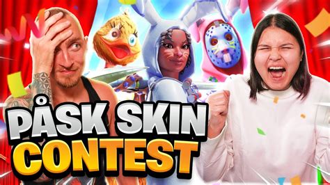 Jag MÖter Min FlickvÄn I PÅsk Skin Contest I Fortnite Youtube