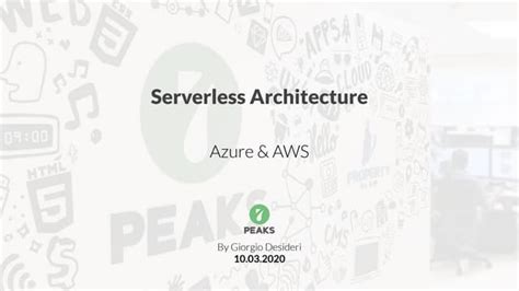 Serverless Architecture In Azure And Aws Ppt