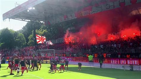 Eskalation Abschlussfeier Union Berlin Spielt Champions League