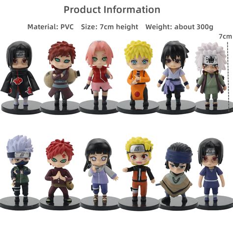 Jual Pajangan Action Figure Anime Cartoon Naruto Chibi Set Of Pcs