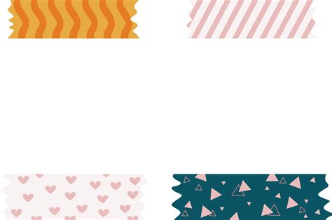 Washi Tape Decoration strips. for design decoration .tape strips.Vector illustration. 25459591 ...