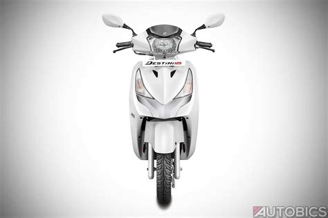 Hero Destini 125 Pearl Silver White Front 2018 - AUTOBICS