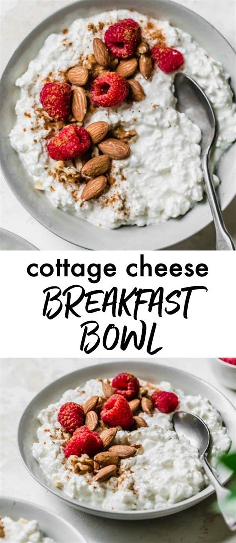 An Easy Make Ahead Cottage Cheese Breakfast Bowl Thats High In Protein A Cottage Cheese