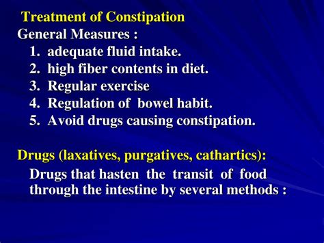 Ppt Drugs For Constipation Purgatives Or Laxatives Powerpoint