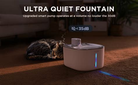 Amazon Wireless Cat Water Fountain Battery Operated FEELNEEDY 4L