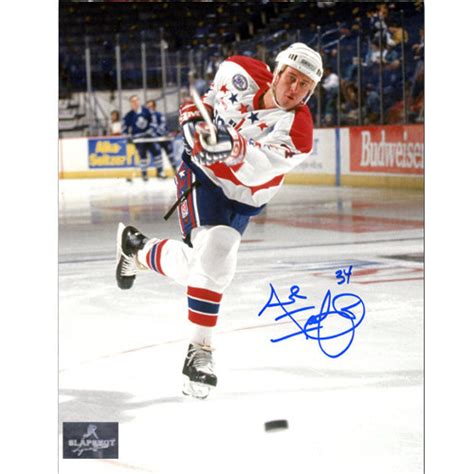 Al Iafrate Washington Capitals Signed Slapshot 8x10 Photo