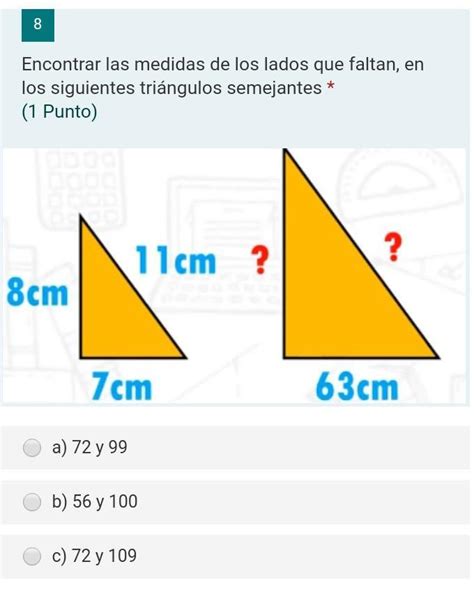 Encontrar Las Medidas De Los Lados Que Faltan En Los Siguientes