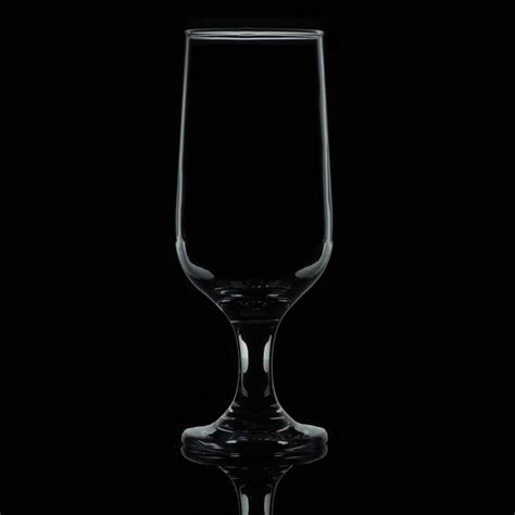 Footed Beer Glass 9 Oz Lead Free And Dishwasher Safe