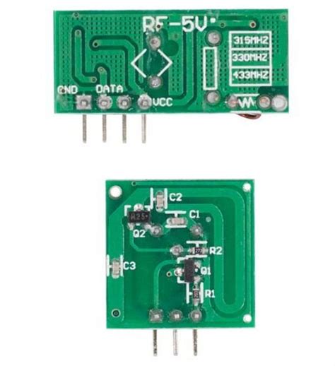 Módulo RF Transmissor Receptor 433Mhz AM ARDUCORE Robótica