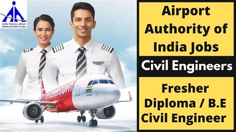 Govt Job Vacancies For Civil Engineers Airport Authority Of India