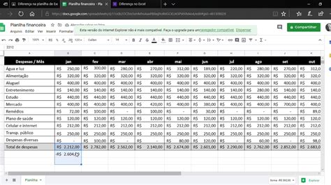 Planilha De Excel Pronta