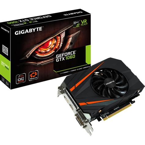Видеокарта GIGABYTE GeForce GTX1060 3072Mb MINI ITX OC (GV-N1060IXOC ...