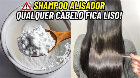 Misturei Isso No Shampoo E Alisou O Cabelo Todo Milagroso Liso