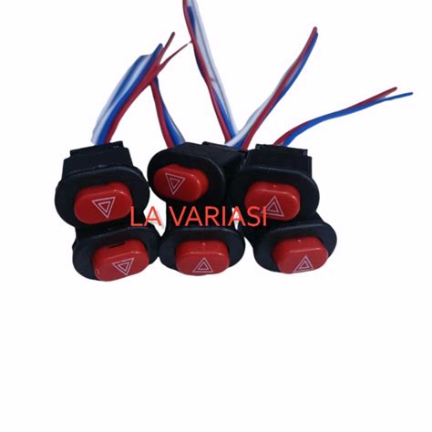 Jual Saklar Tombol Switch On Off Hazard Sepeda Motor Universal Shopee