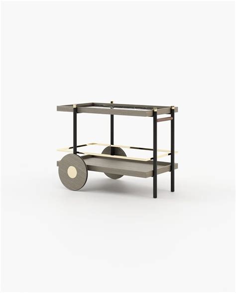 Pitt Tea Cart By Laskasas Luxury Bar Cabinets And Carts Willow