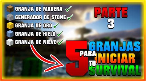 Granjas Esenciales Para Iniciar Tu Survival Parte Tutorial