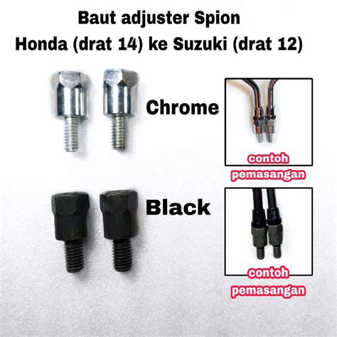 Jual Baut Sambungan Spion Suzuki Satria Shogun Smash Baut Adjustable