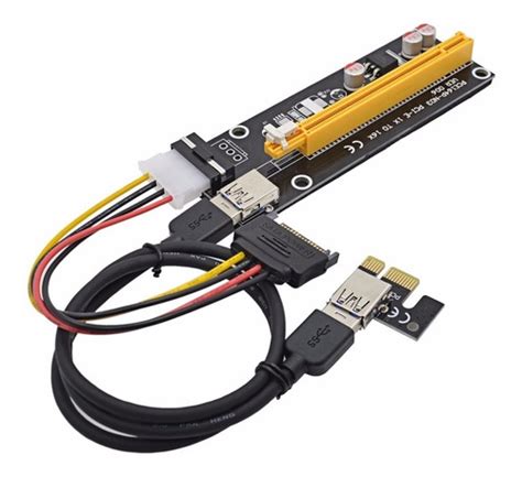 Adaptador Placa Video Pci Express X Slot X Usb Molex R