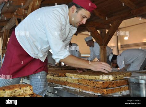 Bakers Knead An Original Giant Dresden Christmas Stollen Cake For A