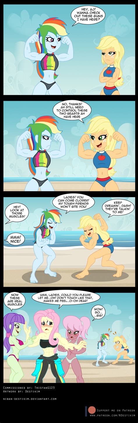 Commission A Muscle Show By Niban Destikim On Deviantart