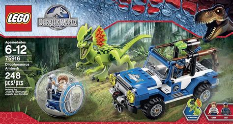 Amazon Lego Jurassic World Dilophosaurus Ambush Building Kit