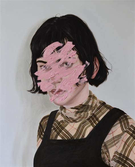 Henrietta Harris Distortion Art Portraiture Painting Identity Art