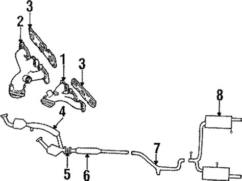 1991 2002 Ford Catalytic Converter Gasket F5oy 5e241 A Oem Parts Online