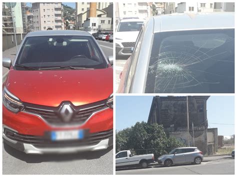 Imperia Vandali Danneggiano Auto Parcheggiata Sul Lungomare Vespucci