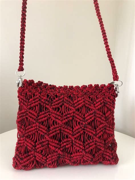 Makrome çanta Macrame Bag Tığ Işleri Makrome Çanta