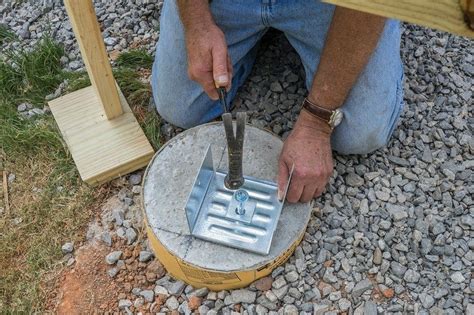 How To Install Wood Deck Support Posts