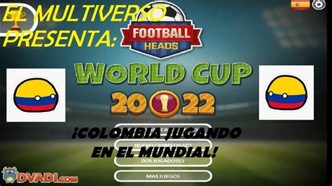 World Cup Qatar 2022 Dvadi Football Heads Jugando El Mundial Con