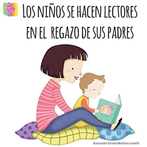 Los Ni Os De Hacen Lectores En El Regazo De Sus Padres Fomento