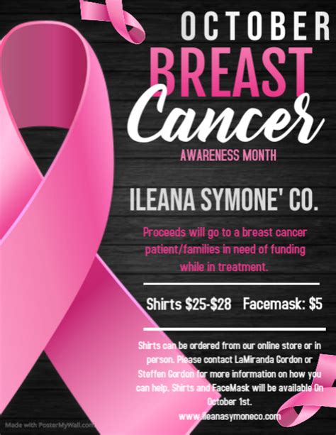 Copy Of Breast Cancer Flyersevent Flyer Postermywall