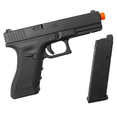 Pistola GBB Airsoft Green Gás Glock R17 Blowback 6mm Black Army