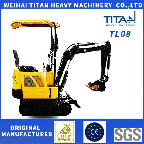 Titan Mining Crawler Tractor Post Hole Digger Machine Compact Mini