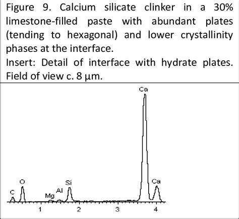 Elemental Composition Of The Calcium Silicate In Figure Probably