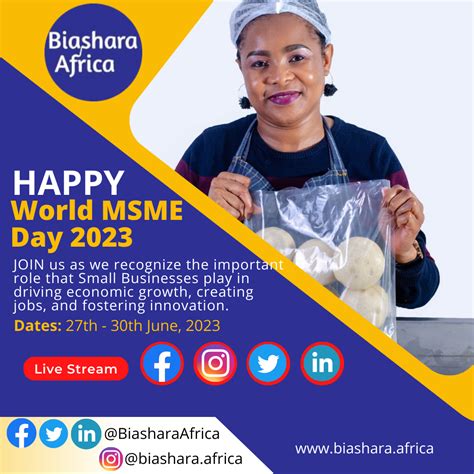 World Msme Day 2023 Celebrate With Us Biashara Africa