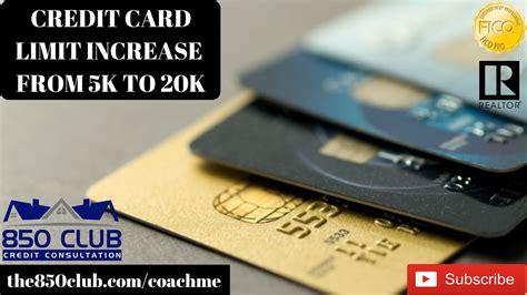 Credit Card Limit Increase From 5 000 To 20 000 MyFICO Budget