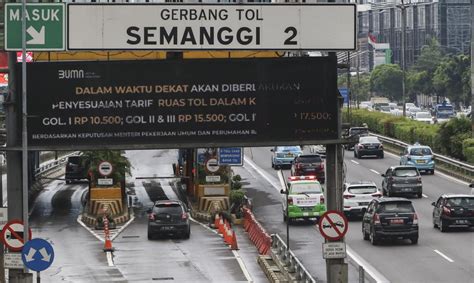 Penyesuaian Tarif Tol Dalam Kota