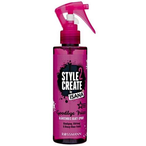 Isana Style Create Goodbye Frizz Glanzendes Glatt Spray Spray