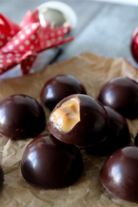 Fyldte Chokolader Med Skildpadde Karamel Slik Opskrifter Sundt Slik