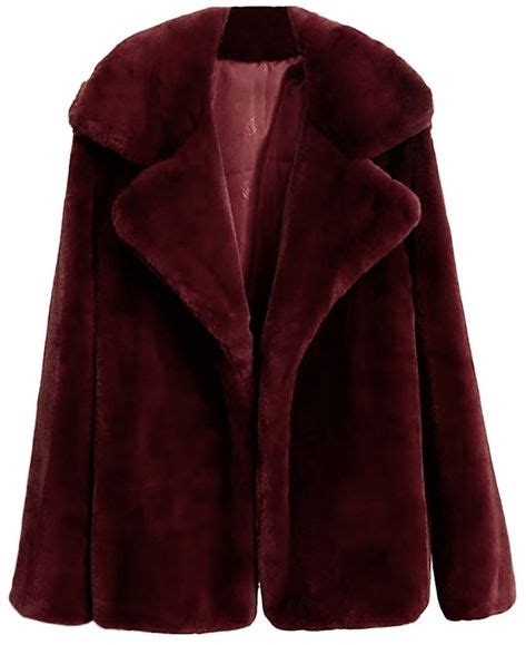 Burgundy Fur Coat