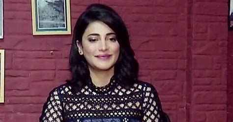 Milky Hot Thighs Legs Of Indian Celebs Shruti Hassan Blue Mini Crossed Legs Latest Photos In