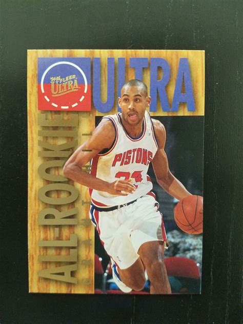 1994 95 Fleer Ultra All Rookie 2 GRANT HILL Detroit Pistons JY21 EBay