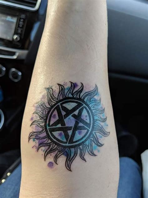 Supernatural Anti Possession Tattoo Supernatural Tattoo Supernatural