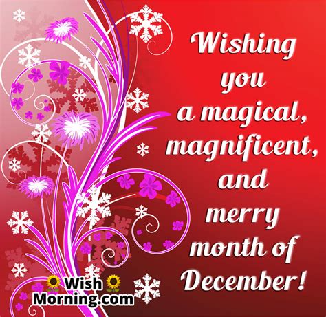 December Month Wishes And Quotes - Wish Morning