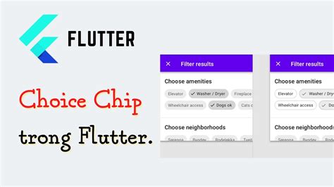 Flutter Choice Chip Trong Flutter Youtube