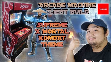 ARCADE MACHINE 24 INCH CLIENT BUILD SUPREME X MORTAL KOMBAT DAILY VLOG